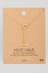 Dainty Chain Lariat Necklace