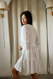 Tiffani Dress in White