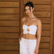 Jaci Top in Sandy Lines 48054