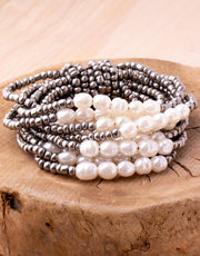 Desert Pearl Stretch Bracelet