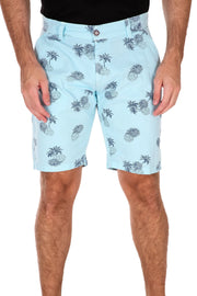 Aqua Pineapple Shorts