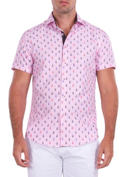 Pink Pineapple Short Sleeve Shirt 192020
