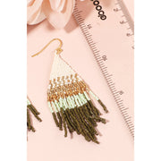 Seena Triangle Fringe Earrings