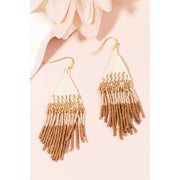 Seena Triangle Fringe Earrings