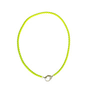 Candy Curb Choker in Neon
