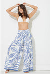 Layla Tropical Pants in Blue