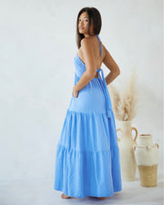 Mosley Maxi Dress in Azure