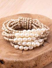 Desert Pearl Stretch Bracelet