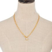 18K Gold Plated Lock Necklace