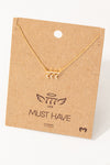 Pave 777 Gold Dipped Necklace
