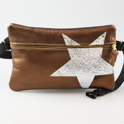 Metallic Vail Hipbag w/Star Applique