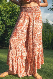 Dorit Top And Ruffle Pants Set