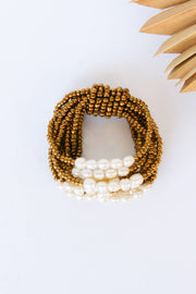 Desert Pearl Stretch Bracelet