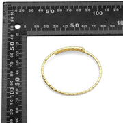 Thin CZ Snake Gold Adjustable Bracelet, Sku#LX264