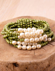 Desert Pearl Stretch Bracelet