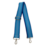 Bubble Adjustable Strap in Light Blue with Gold Hardware