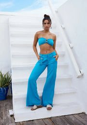 Palmway Pant in Ocean Blue