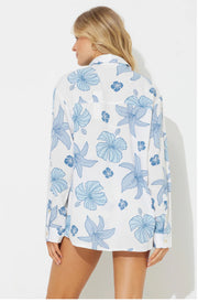 Hibiscus Floral Long Sleeve