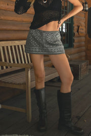 Mayce Studded Skirt