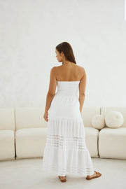 Zuri Maxi Dress in White