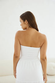 Zuri Maxi Dress in White