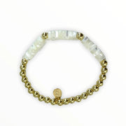 Puka Shell Bracelet in Ivory