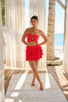 Jasmine Skirt in Cherry