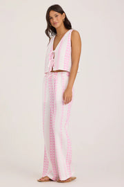 Salley Tribal Vest in Pink