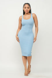 Lani Midi Dress in Blue