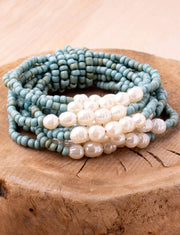 Desert Pearl Stretch Bracelet