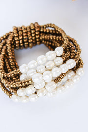 Desert Pearl Stretch Bracelet