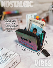 Retro 80s Cassette Tape Wallet