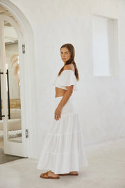 Gaia Skirt in White