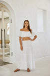 Gaia Skirt in White