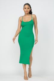Brookie Dress in Kelly Green