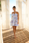 Lili Dress in Azure Tropical49095