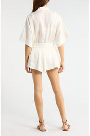 Lilly Romper in White
