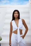 Lotus Top in White
