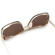 Bella Mirrored Tangle-Free Sunglasses