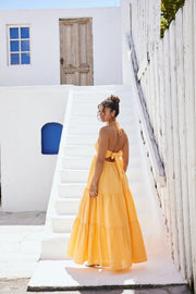 Mosley Maxi Dress in Tangerine