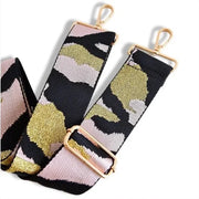 Pink Camo Adjustable Strap with Gold Hardware