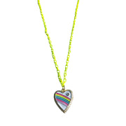 Neon Heart Necklace