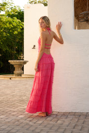 Scarlett Dress in Raspberry 49081