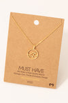 Double Wave Gold Dipped Necklace