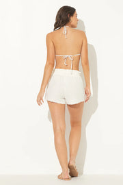 Cami Flutter Shorts in Ivory Coast