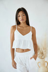 Viola Top in White