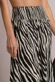 Zebra Pant in Black