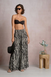 Zebra Pant in Black