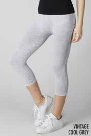 Rylee Ladder Leggings in Vintage Grey