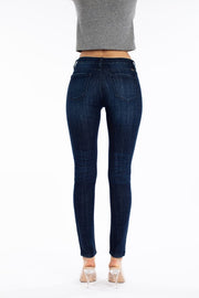 Claire Mid Rise Dark Skinny Jeans